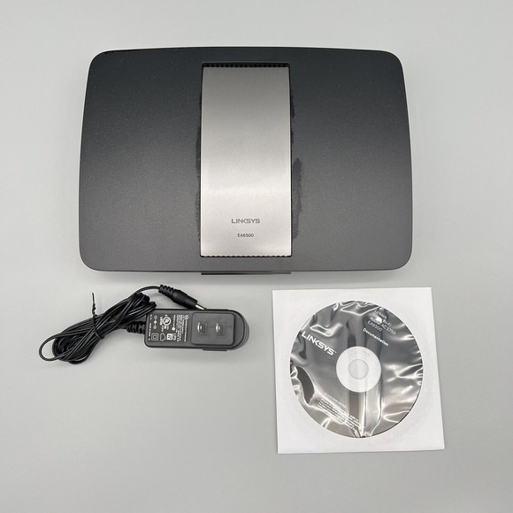 Linksys AC1750 4-Port Gigabit Wireless AC Router (EA6500 V2) 2 USB 3.0 Ports EUC - Picture 3 of 5